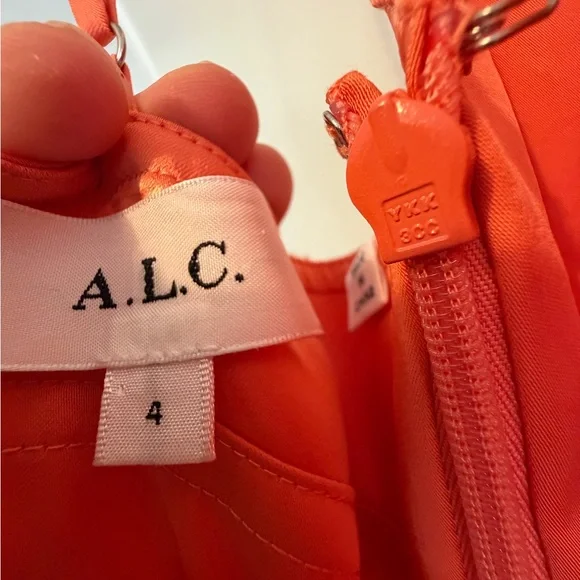 A.L.C. 
Hollie Pleated Empire-Waist Midi Dress - Picture 6 of 10